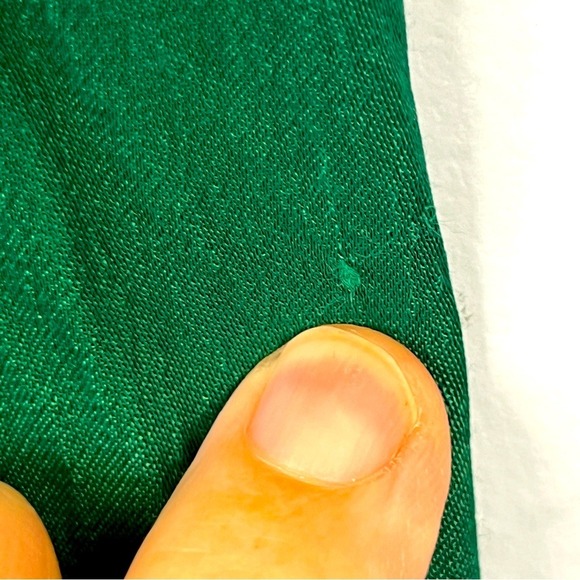 Anthropologie Giverny Midi Slip Dress Emerald Green SZ‎ 0 Wedding Guest - Picture 10 of 11